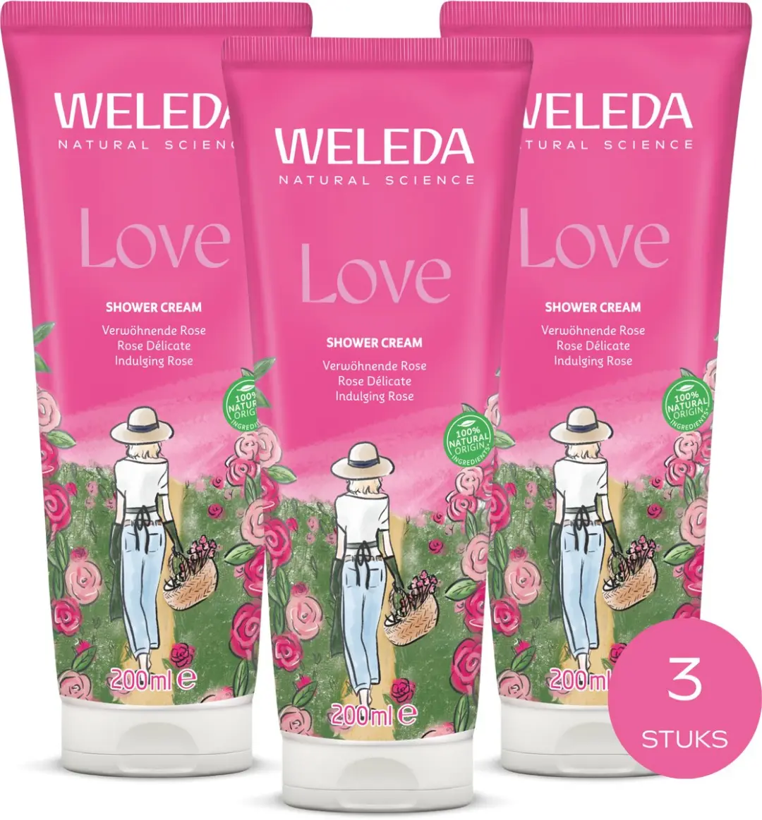 Weleda Love Douchecrème Romantisch