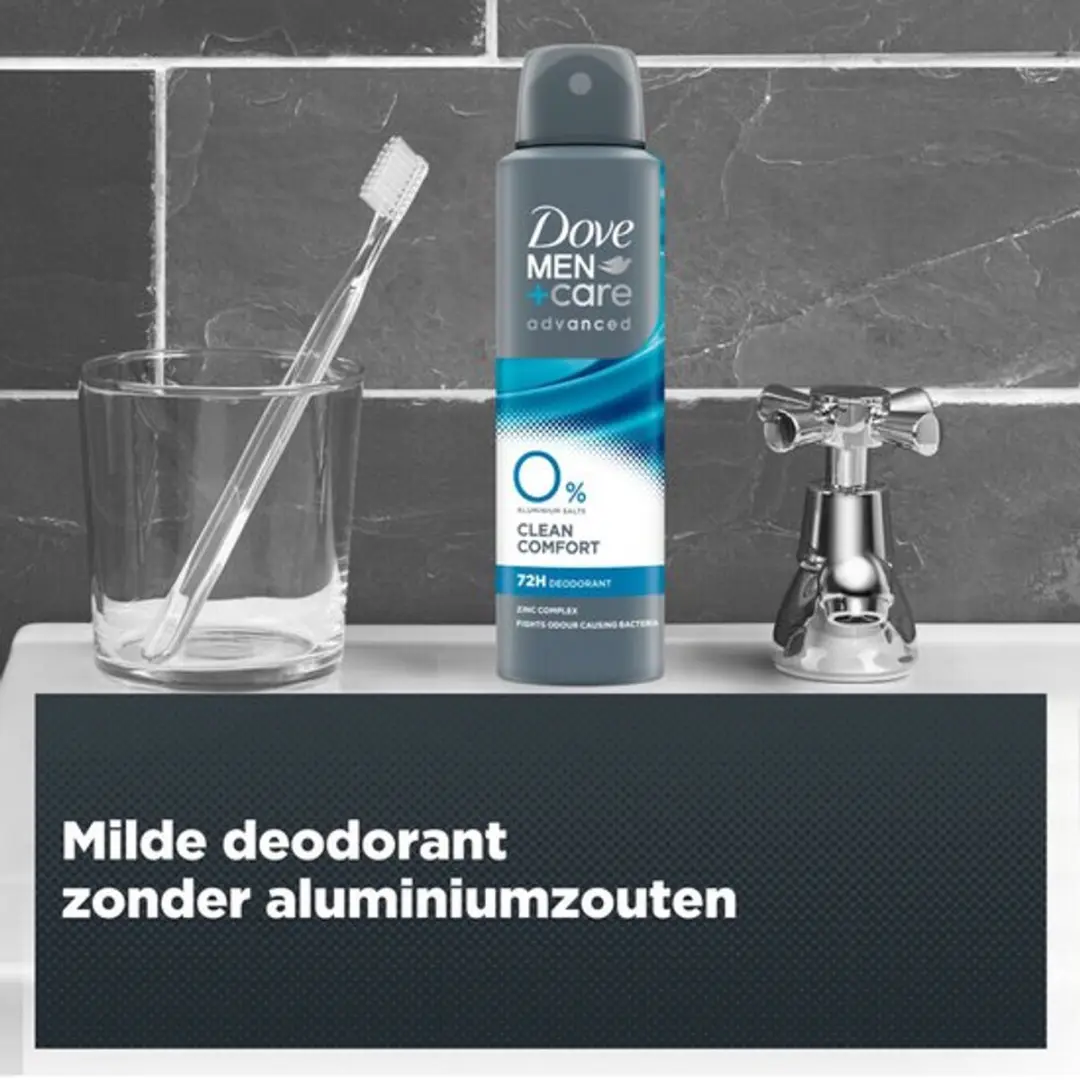 Dove Men+Care Deo Spray Clean Comfort 0% - 20 Stuks