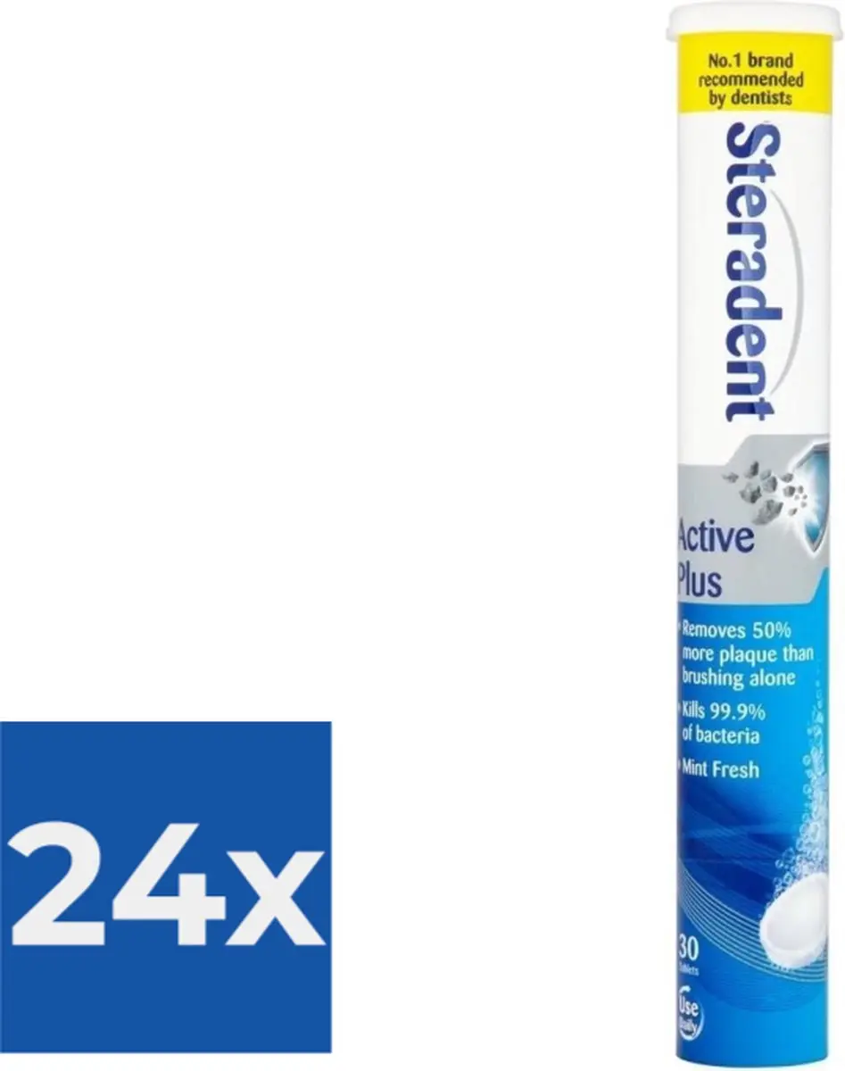 Steradent Active Plus Reinigingstabletten