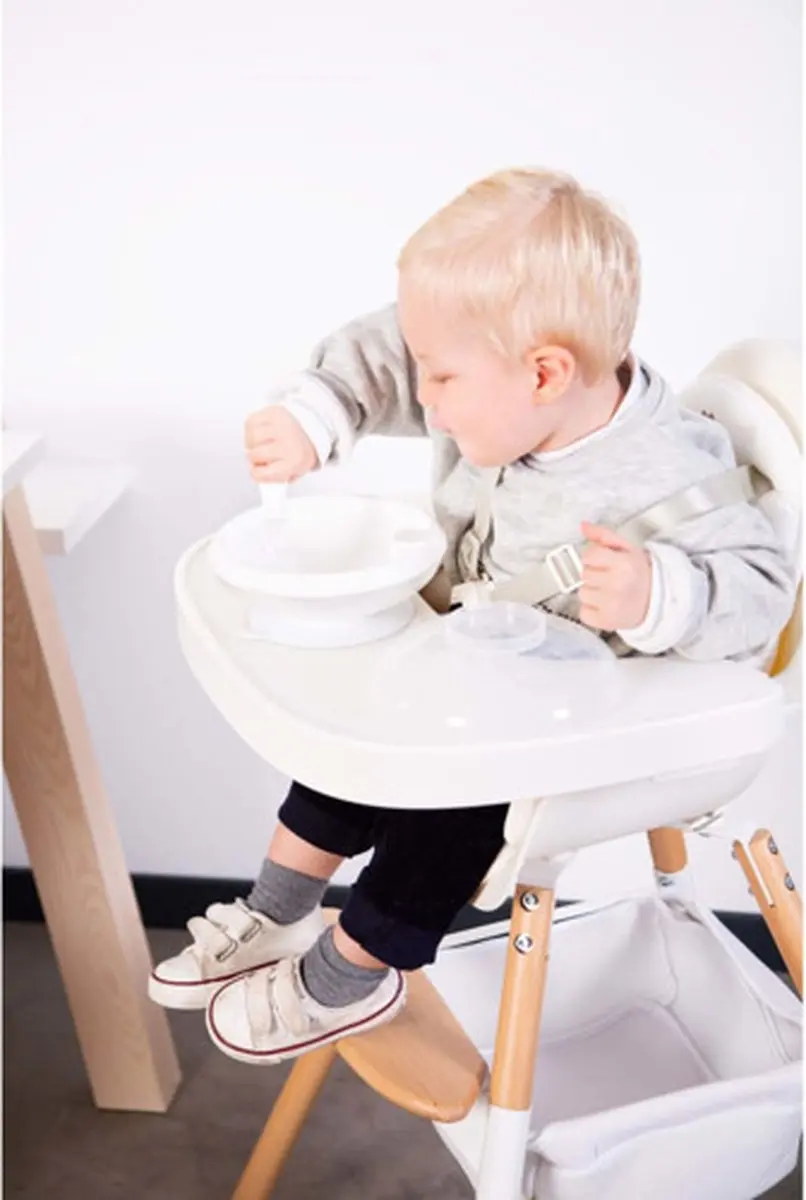 Childhome Evolu Eettablet Kinderstoel - Wit