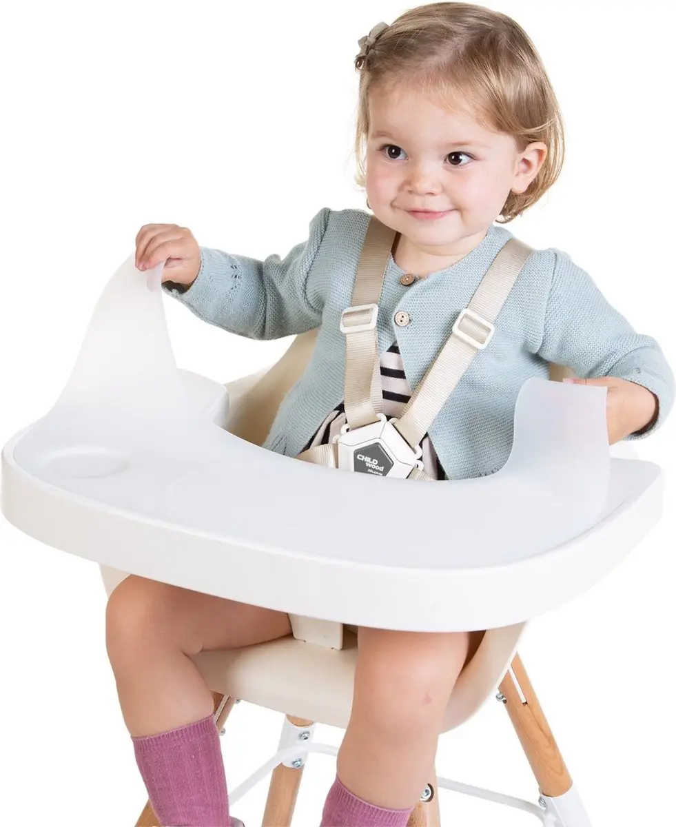 Childhome Evolu Eettablet Kinderstoel - Wit