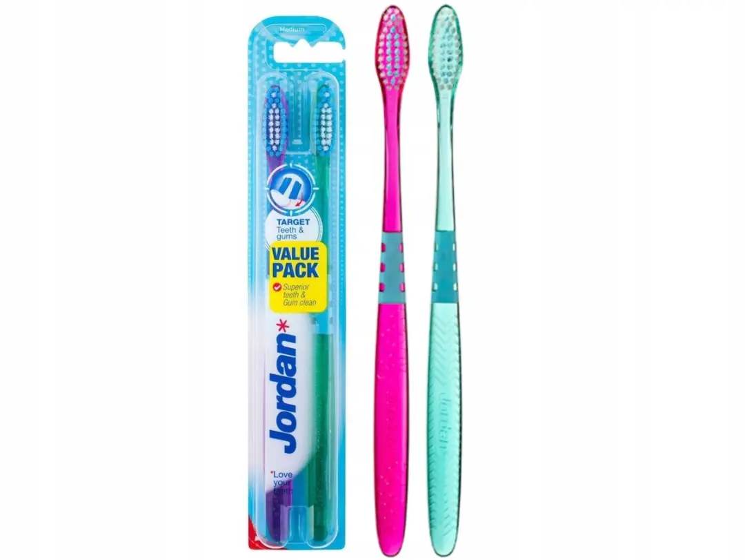 Jordan Target Teeth & Gums Medium Tandenborstels - 10 Stuks