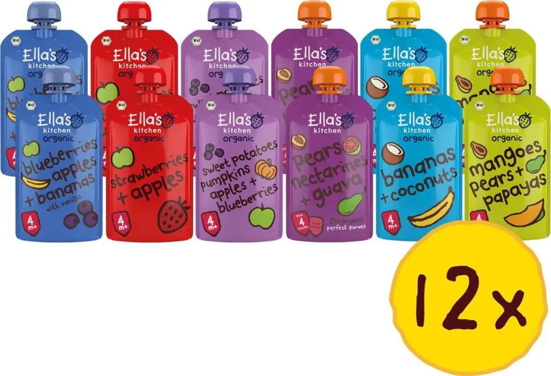 Ella's Kitchen Knijpzakjes 4+ Maanden