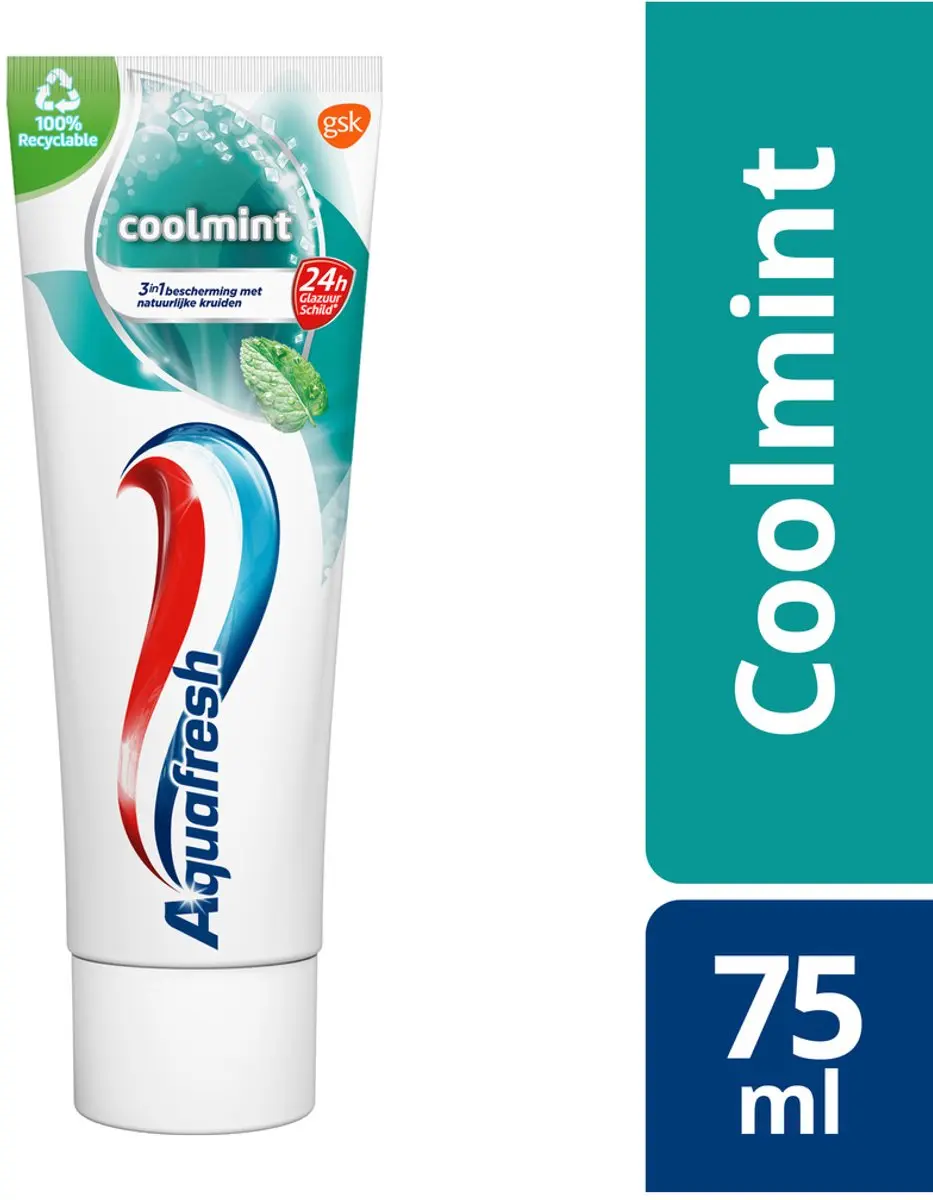 Aquafresh - Tandpasta - Coolmint - Verfrissende Adem - 75 ml