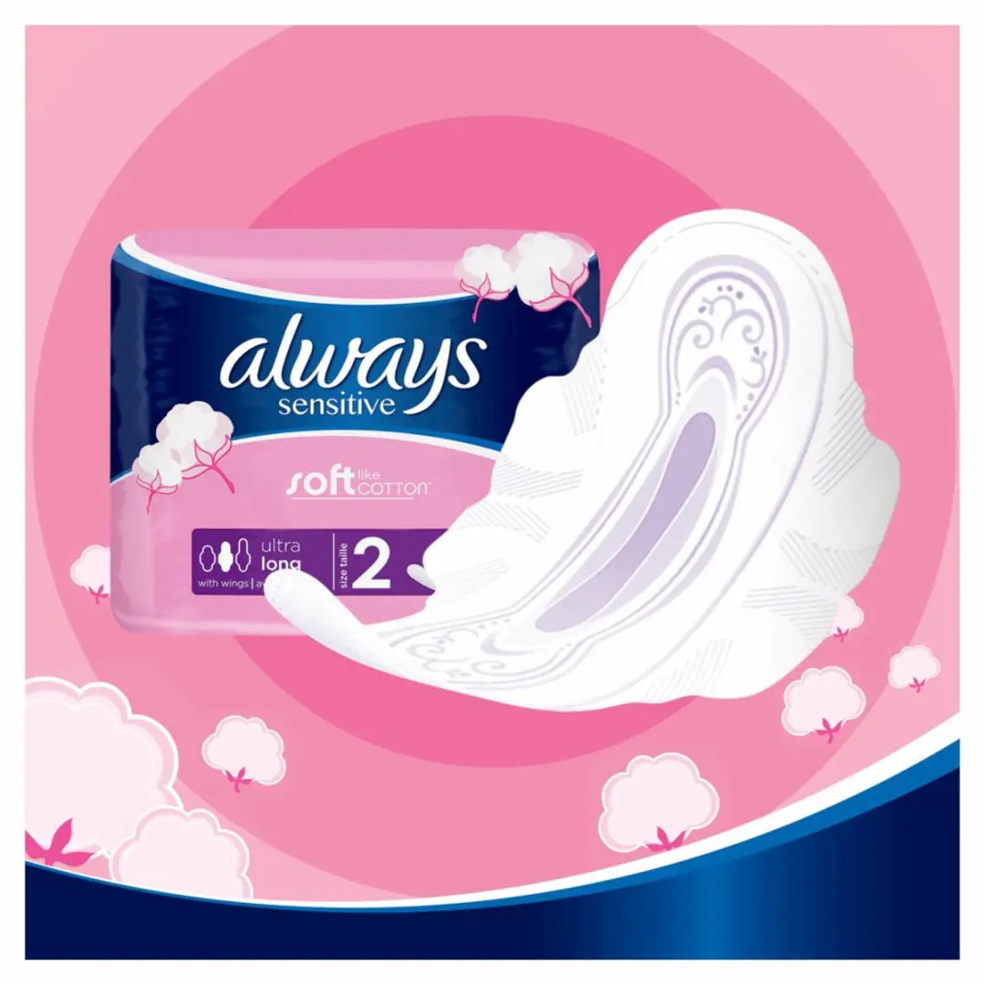 Always Long Sensitive Maandverband - 20 Stuks