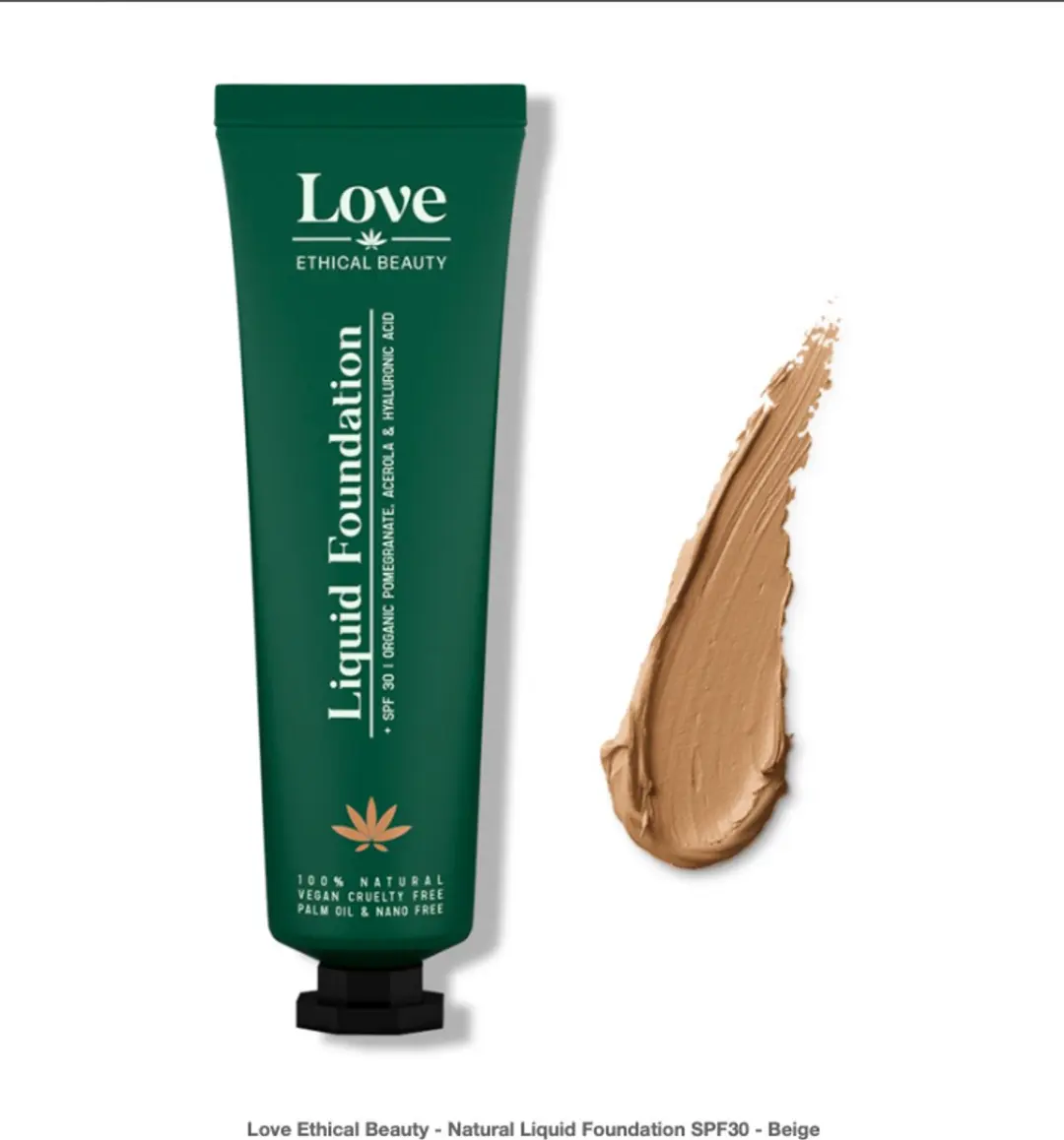 Love Ethical Beauty Natural Foundation SPF30 Beige 30ml