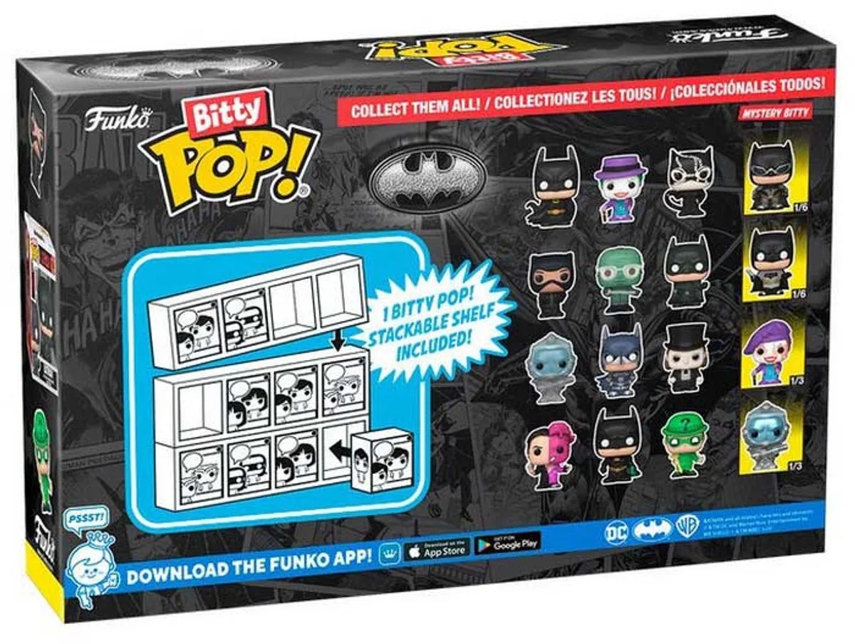 Funko Bitty Pop Batman 85th - 4 Stuks Multicolor