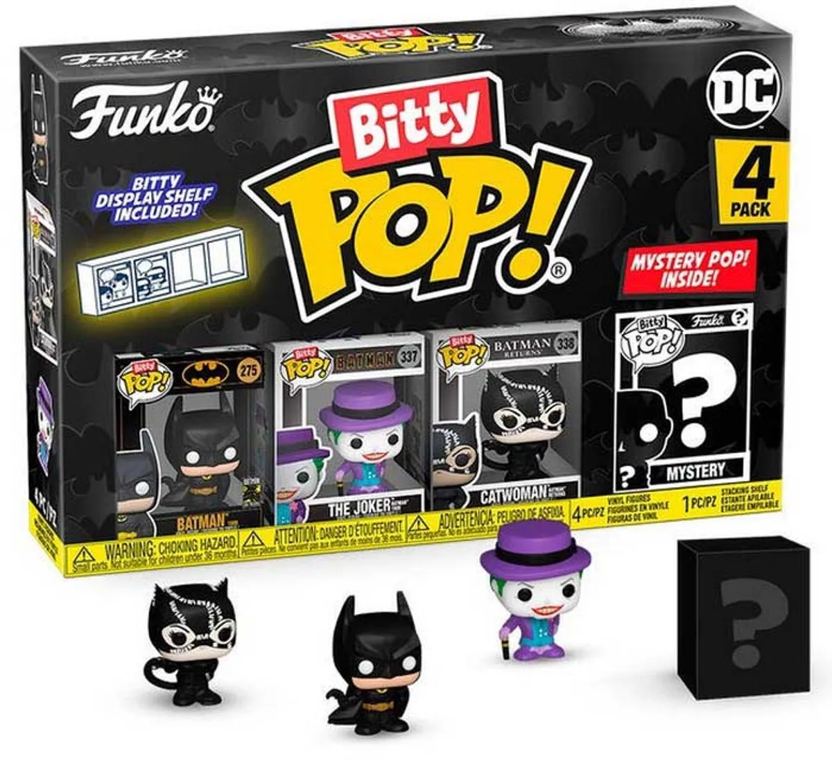 Funko Bitty Pop Batman 85th - 4 Stuks Multicolor