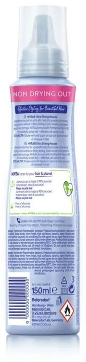 NIVEA Styling Mousse Hold 5 Ultra Strong 150ml