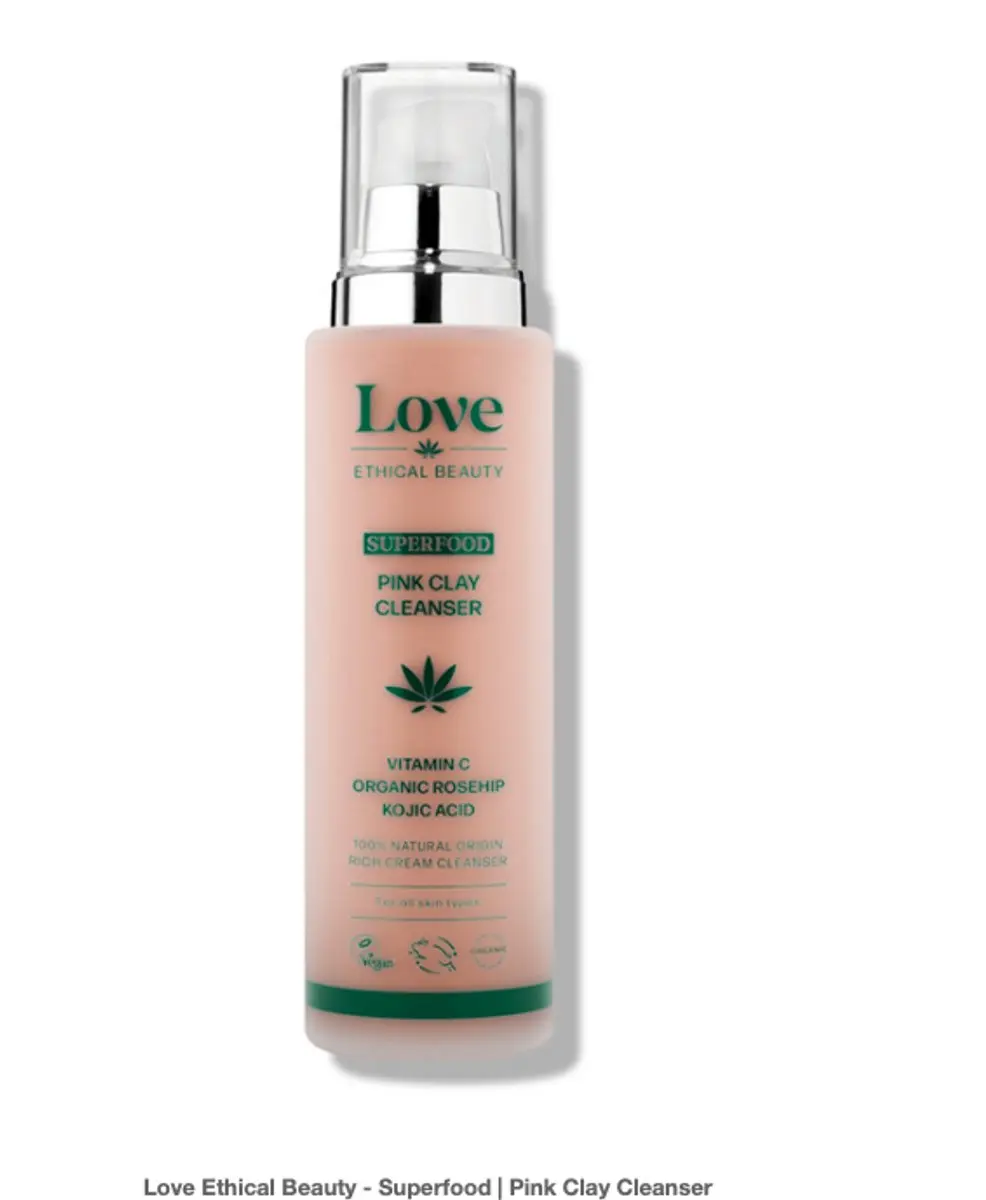 Love Ethical Beauty Superfood Pink Clay Cleanser 100ml
