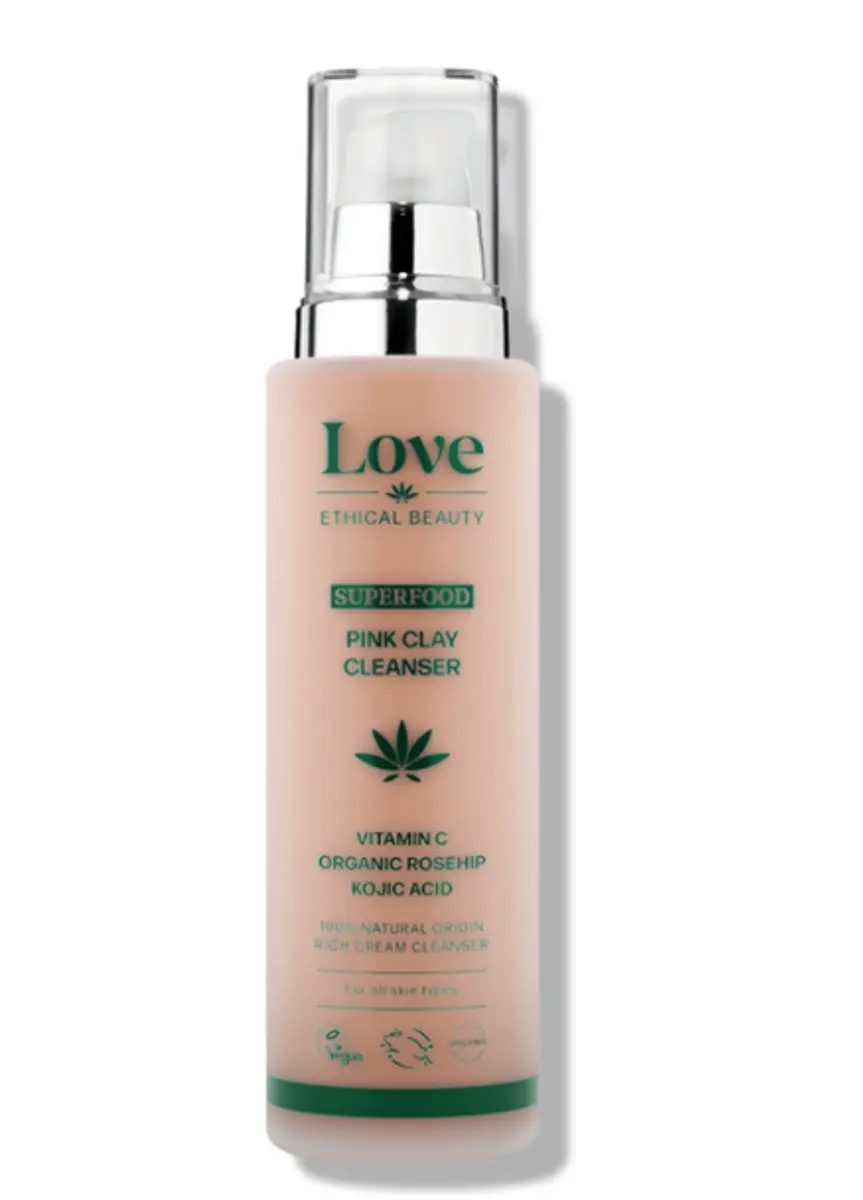 Love Ethical Beauty Superfood Pink Clay Cleanser 100ml