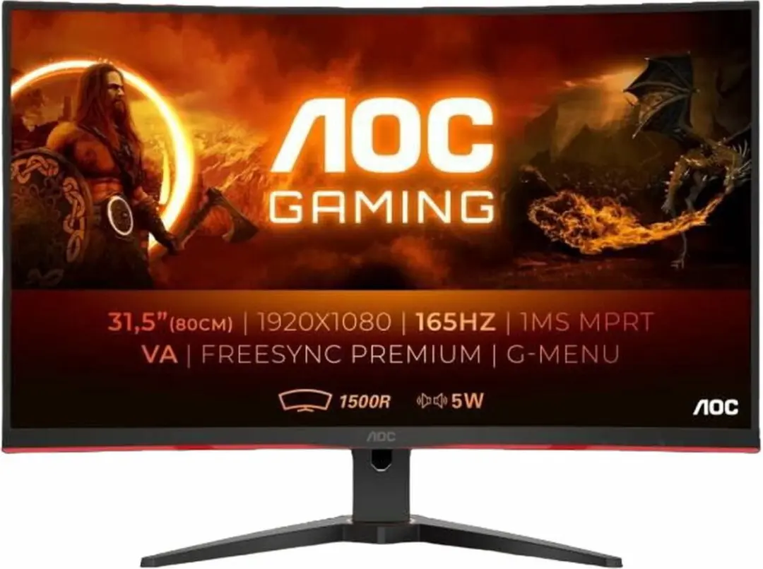 AOC C32G2AE Curved Gaming Monitor 32" - 165Hz