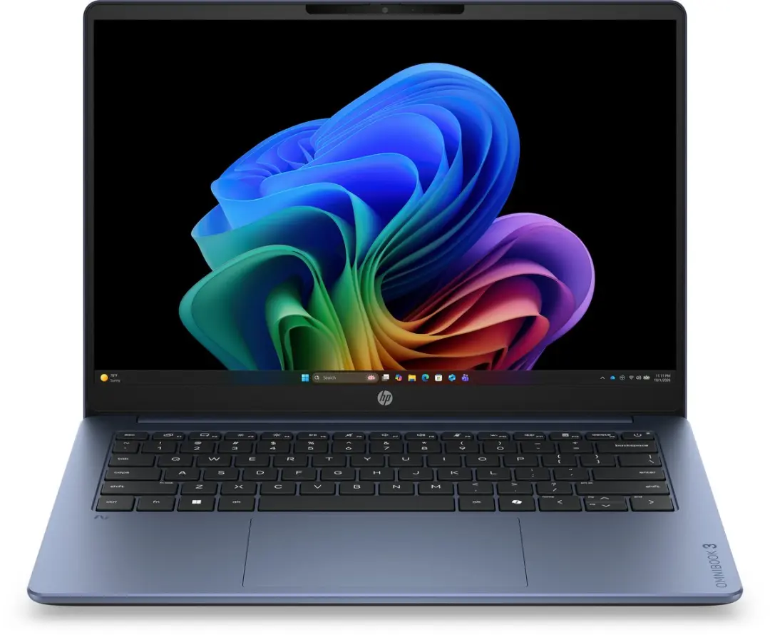 HP OmniBook 3 14-hz0039nbx Copilot+ Laptop - 14" - Snapdragon X - 8GB/512GB - afbeelding 6 van 6