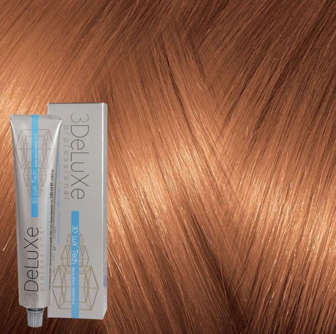 3Deluxe Haarverf Cream 7.43 Oranje - 100ml