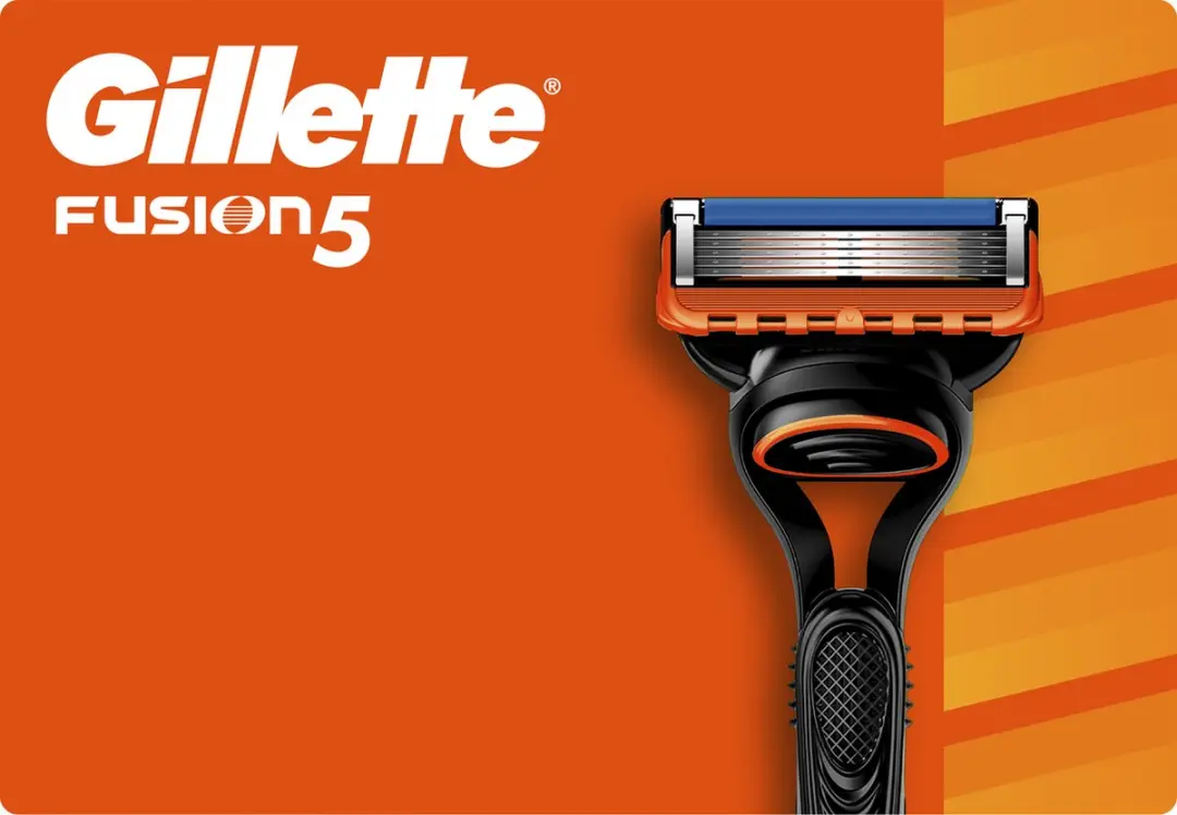 Gillette Fusion 5 Scheermesjes - 16 Stuks - Oranje