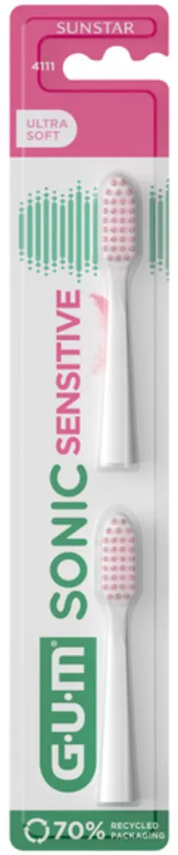 Gum Sonic Daily Sensitive Opzetborstels - 6 Stuks