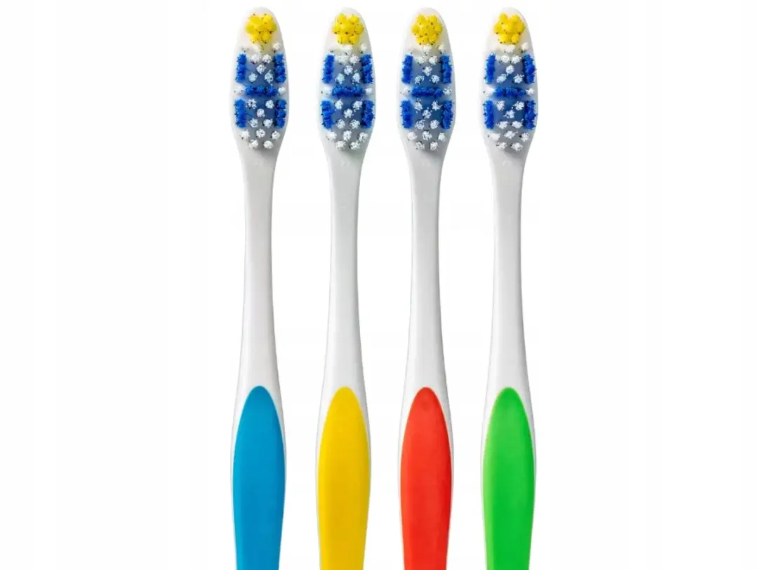Jordan Total Clean Medium Handtandenborstels - 4 Stuks - Multicolor
