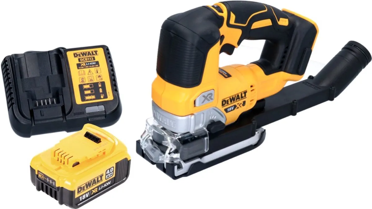 DeWalt DCS 334 Pendelzaag 18V - 3200 min⁻¹ - 1x 4,0Ah - afbeelding 2 van 5