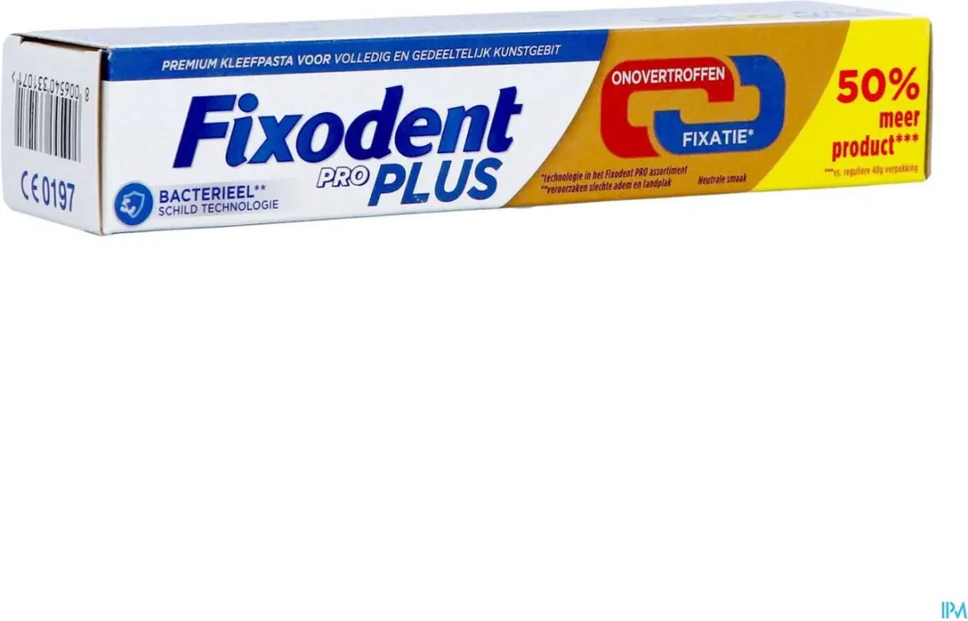 Fixodent Pro Plus Duo Action Tandprothesecrème 60g