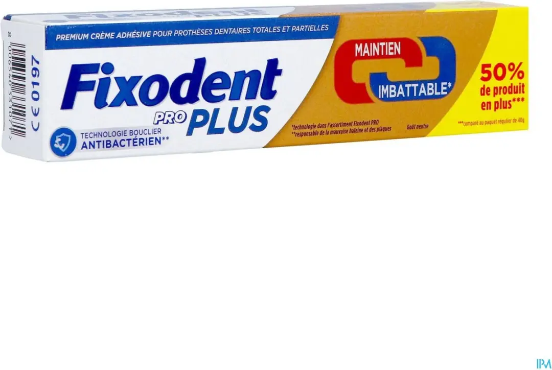 Fixodent Pro Plus Duo Action Tandprothesecrème 60g