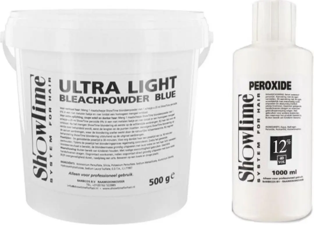 ShowTime Ultralight Blondeerpoeder + Oxidant 12% Combo