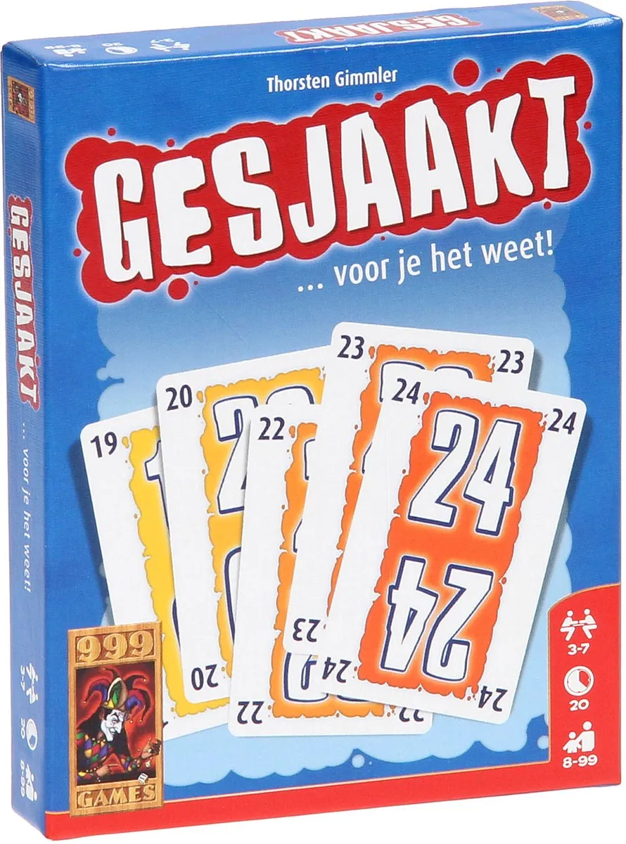 999 Games Gesjaakt Kaartspel - 3-7 Spelers