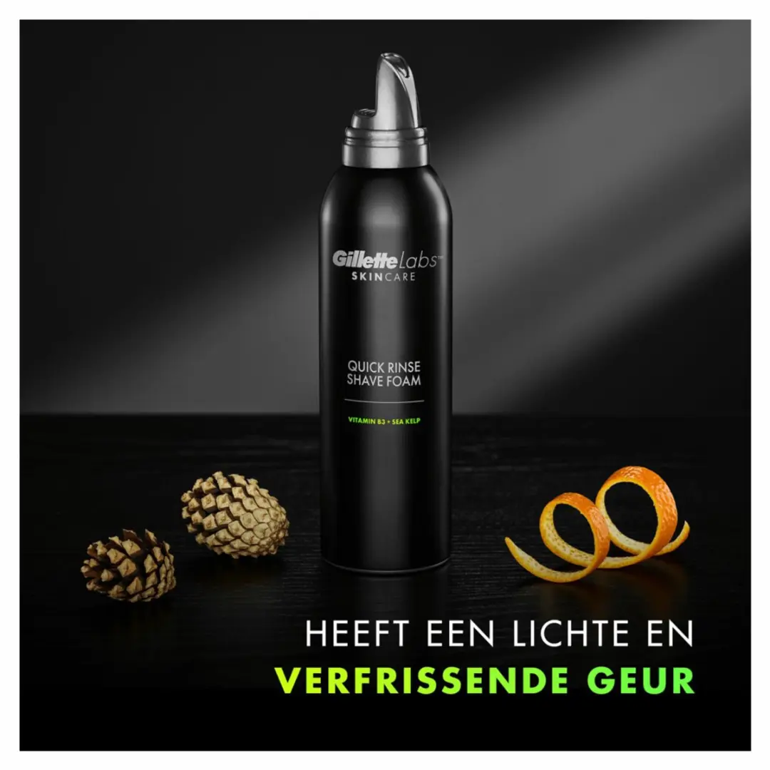Gillette Labs Scheerschuim 240ml - 3 Stuks