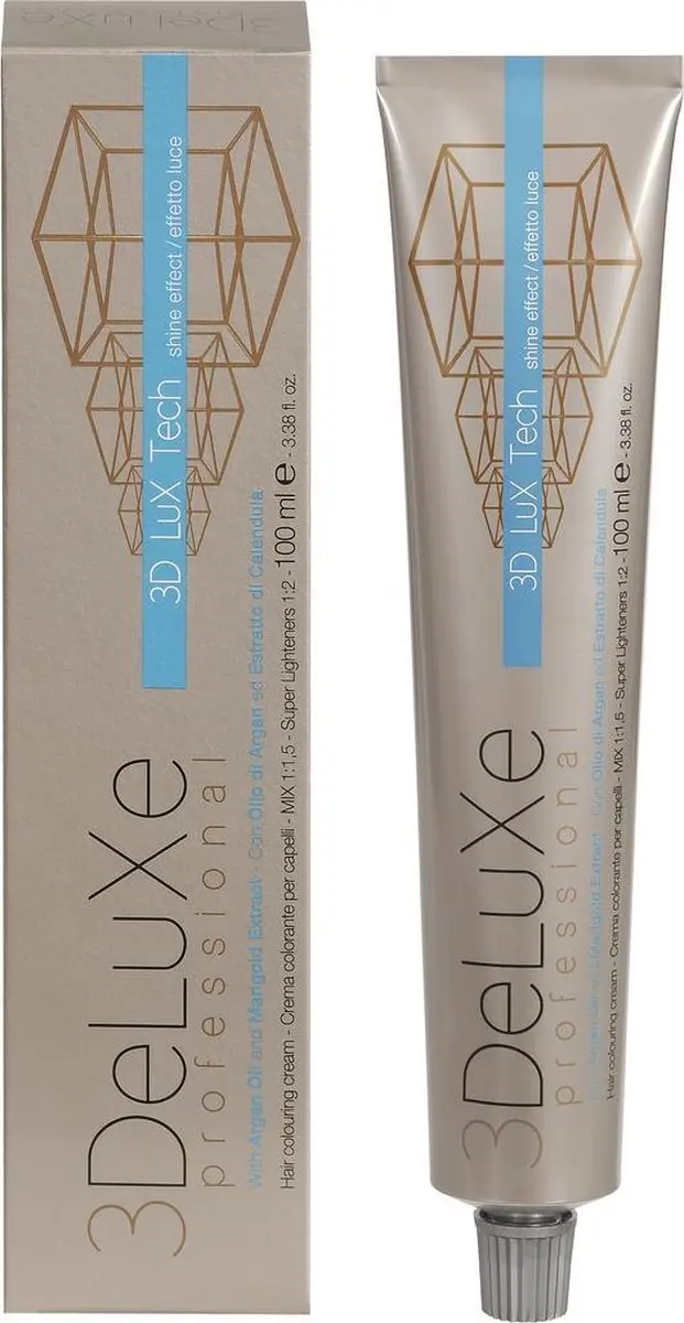 3Deluxe Haarverf Cream 6.1 Bruin - 100ml
