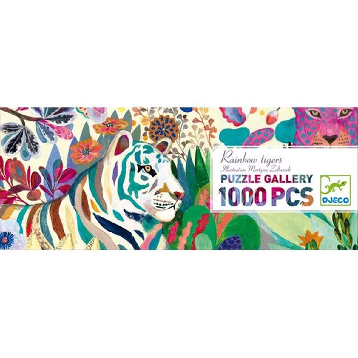 Djeco Rainbow Tigers Legpuzzel 1000 Stuks