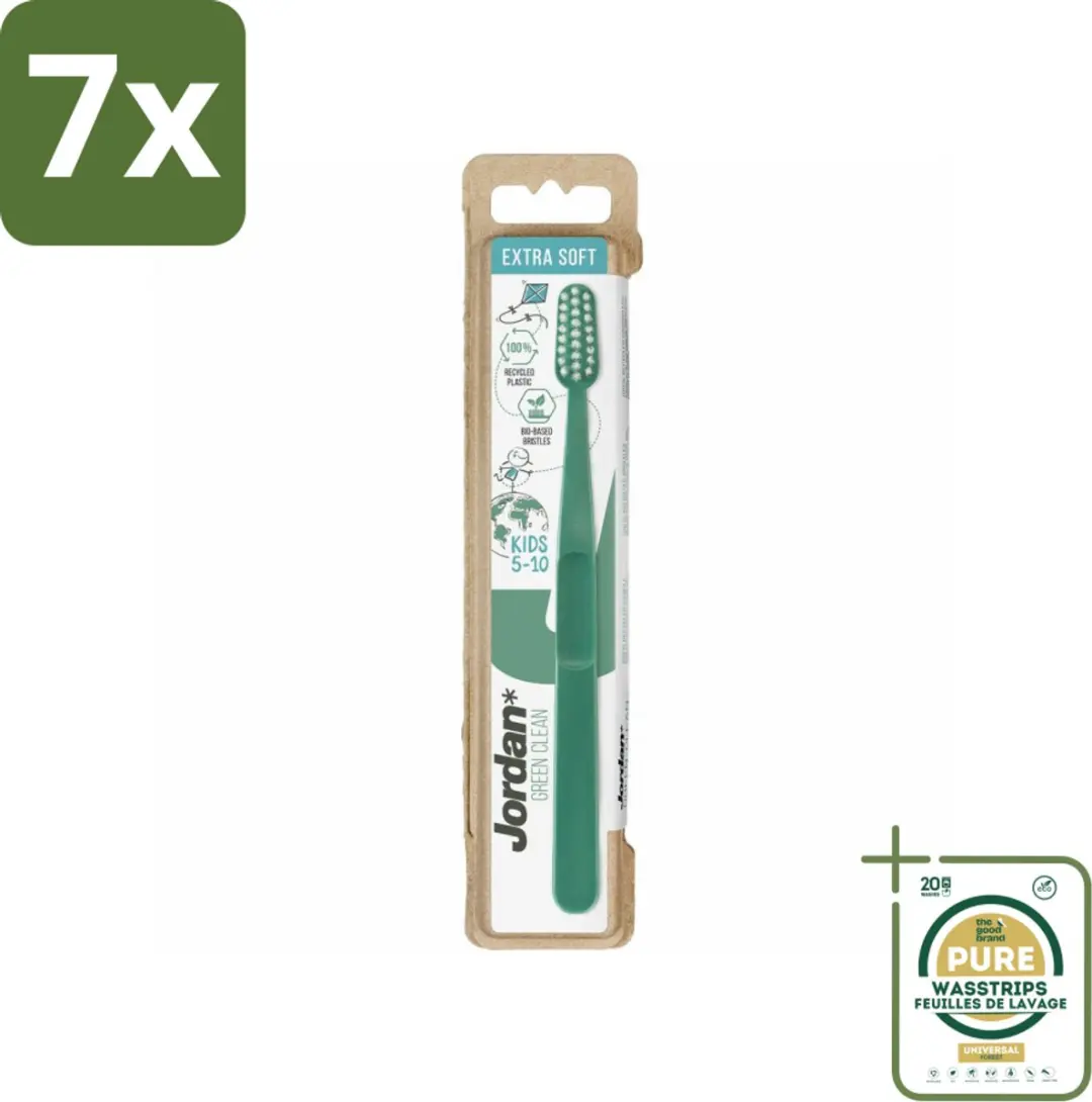 Jordan Green Clean Extra Soft Tandenborstels