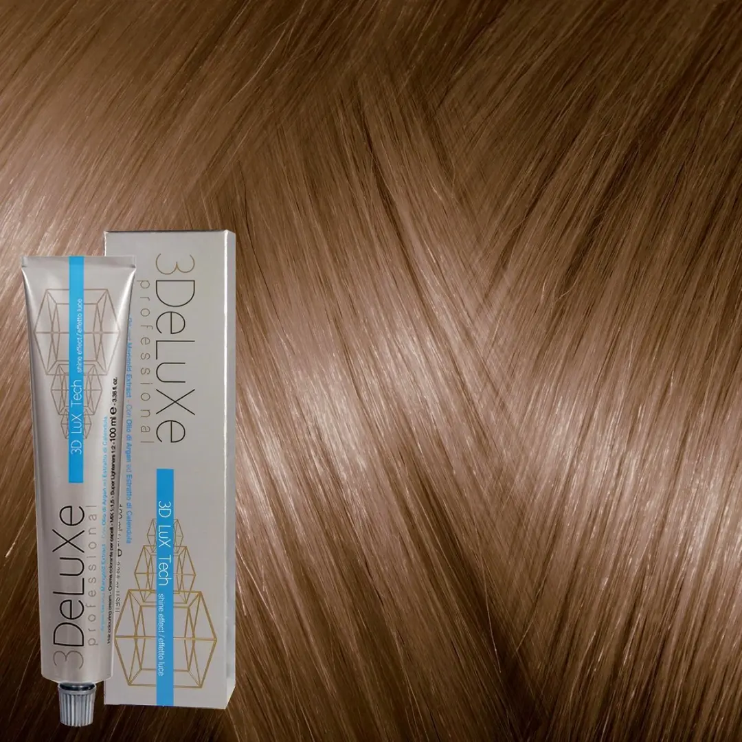3Deluxe Haarverf Cream 8.07 Donker Blond - 100ml