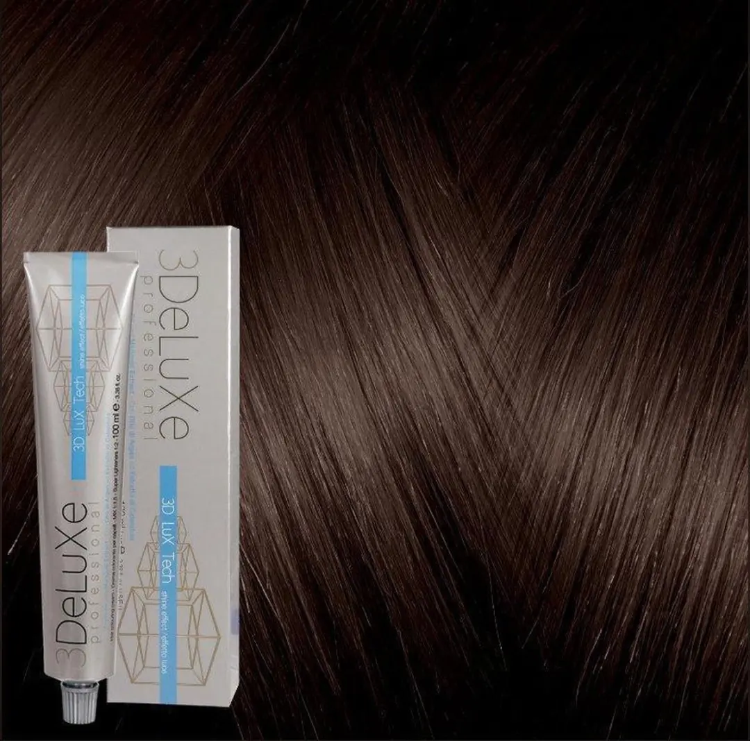 3Deluxe Haarverf Cream 100ml - Zwart - Permanent