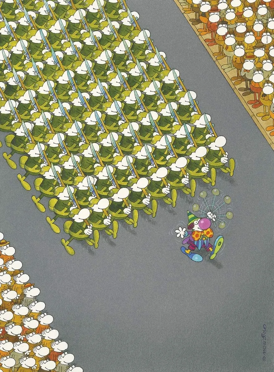 Clementoni Mordillo Puzzel The March 500 Stuks - Multi Kleur