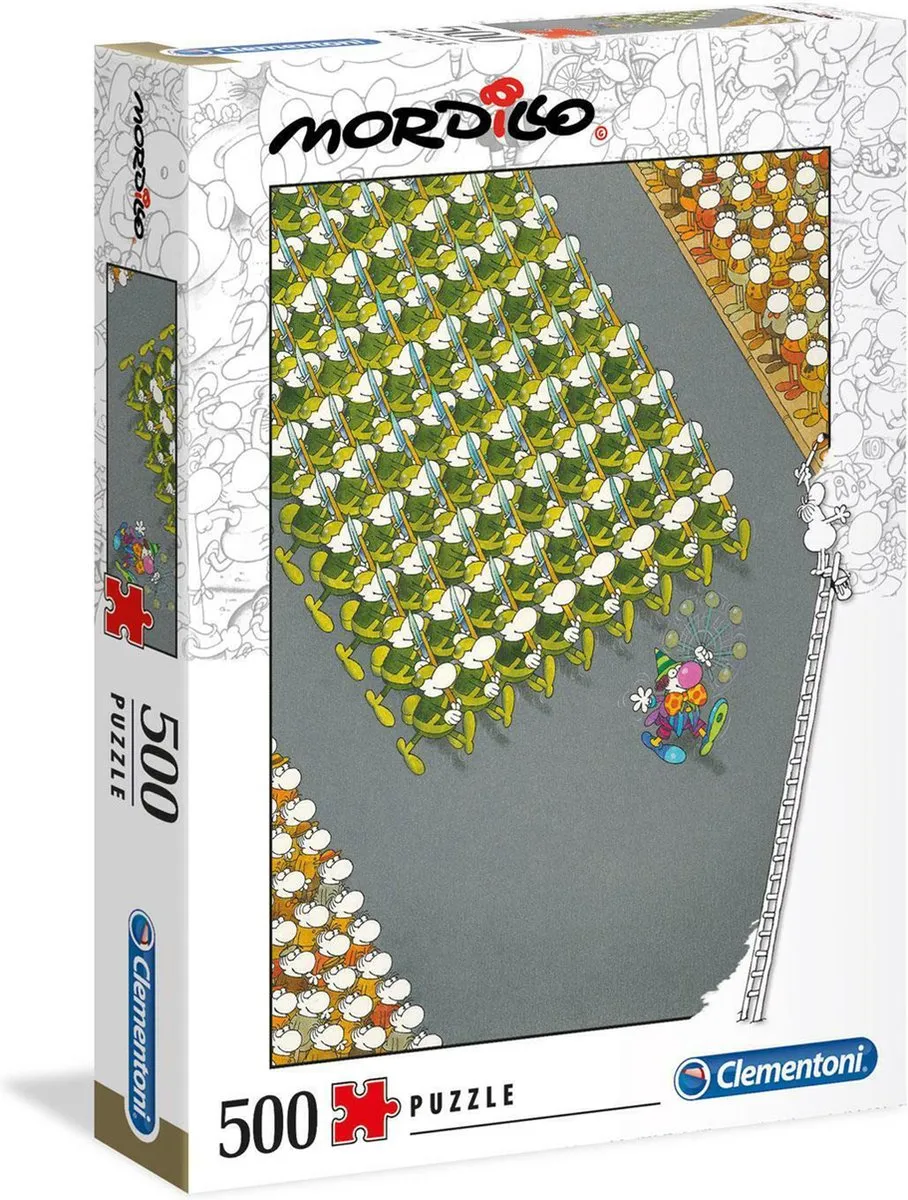 Clementoni Mordillo Puzzel The March 500 Stuks