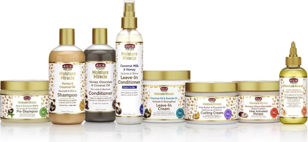 African Pride Moisture Miracle Combo Set 8pcs