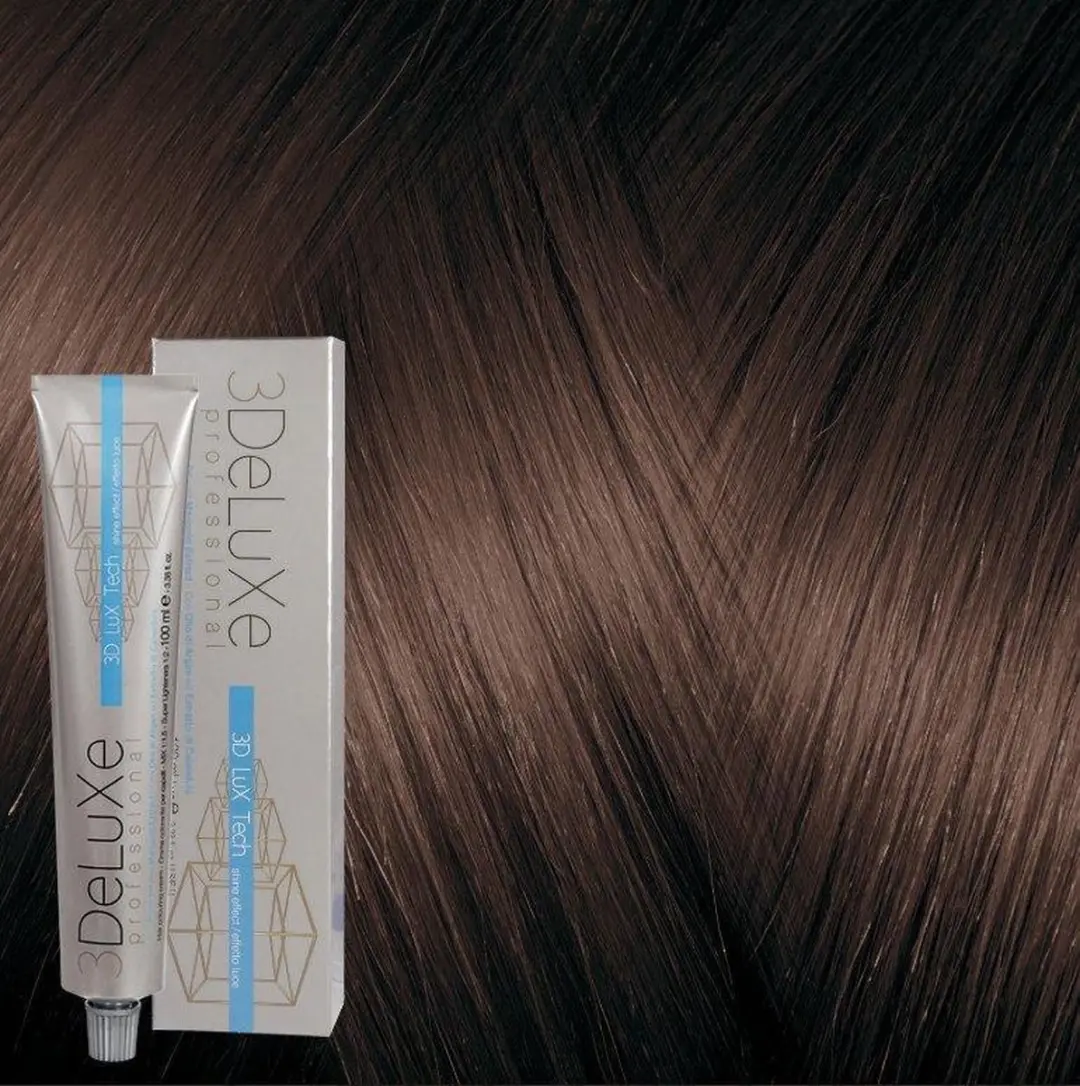 3Deluxe Haarverf Cream 5.5 Diep Donker Bruin 100ml