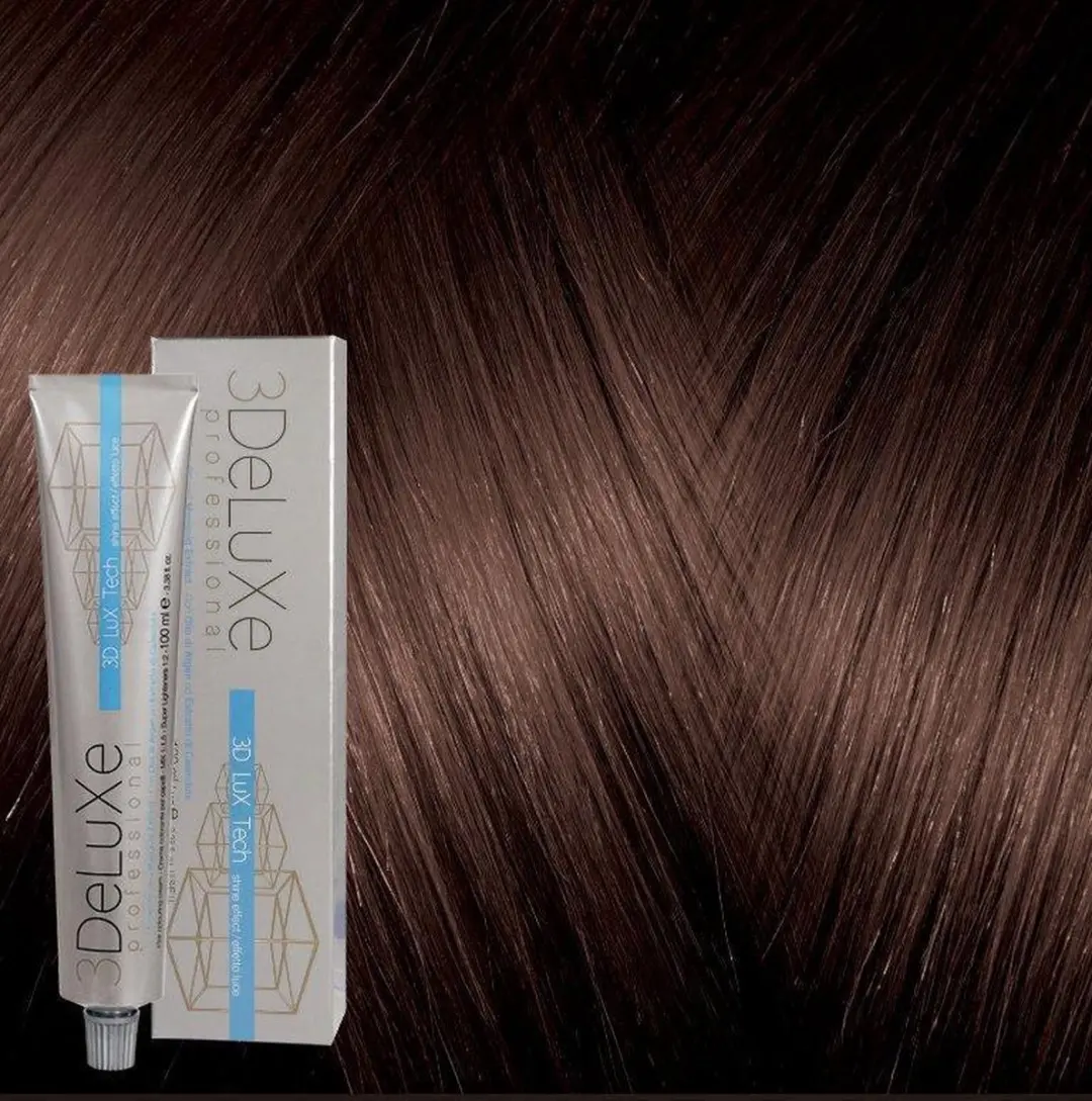 3Deluxe Hair Colouring Cream 4.52 Bruin - 100ml