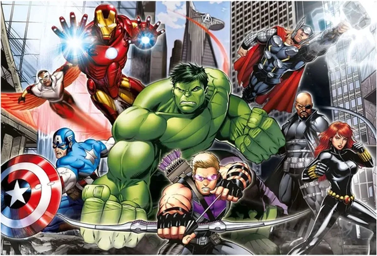Clementoni The Avengers Puzzel 104 Stuks - Multicolor