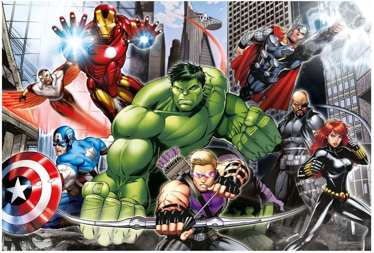 Clementoni The Avengers Puzzel 104 Stuks - Multicolor
