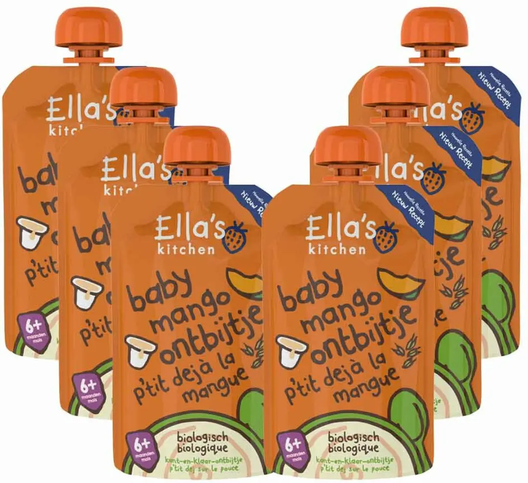 Ella’s Kitchen Baby Ontbijtje 6+ Mango 100g
