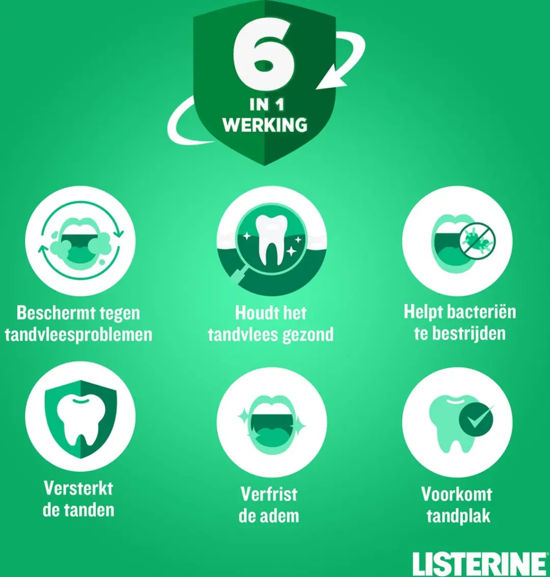 Listerine Mondwater Tand & Tandvlees Bescherming 500ml