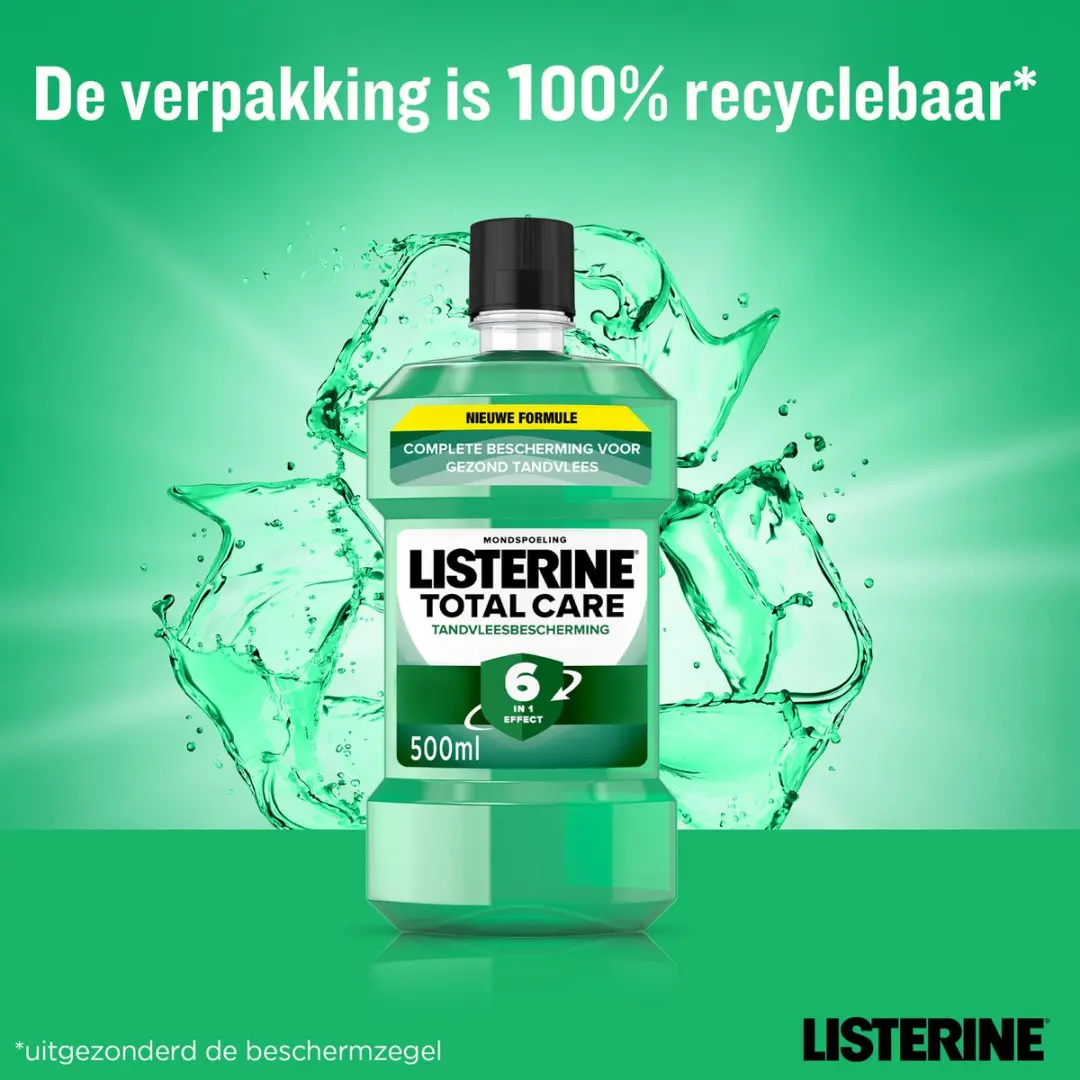 Listerine Mondwater Tand & Tandvlees Bescherming 500ml - afbeelding 6 van 6