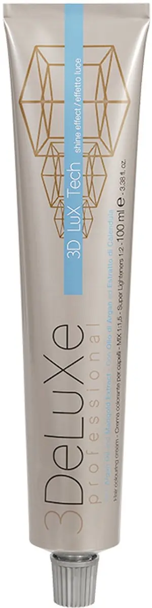 3Deluxe Haarverf Cream 100ml - Zwart - Permanent
