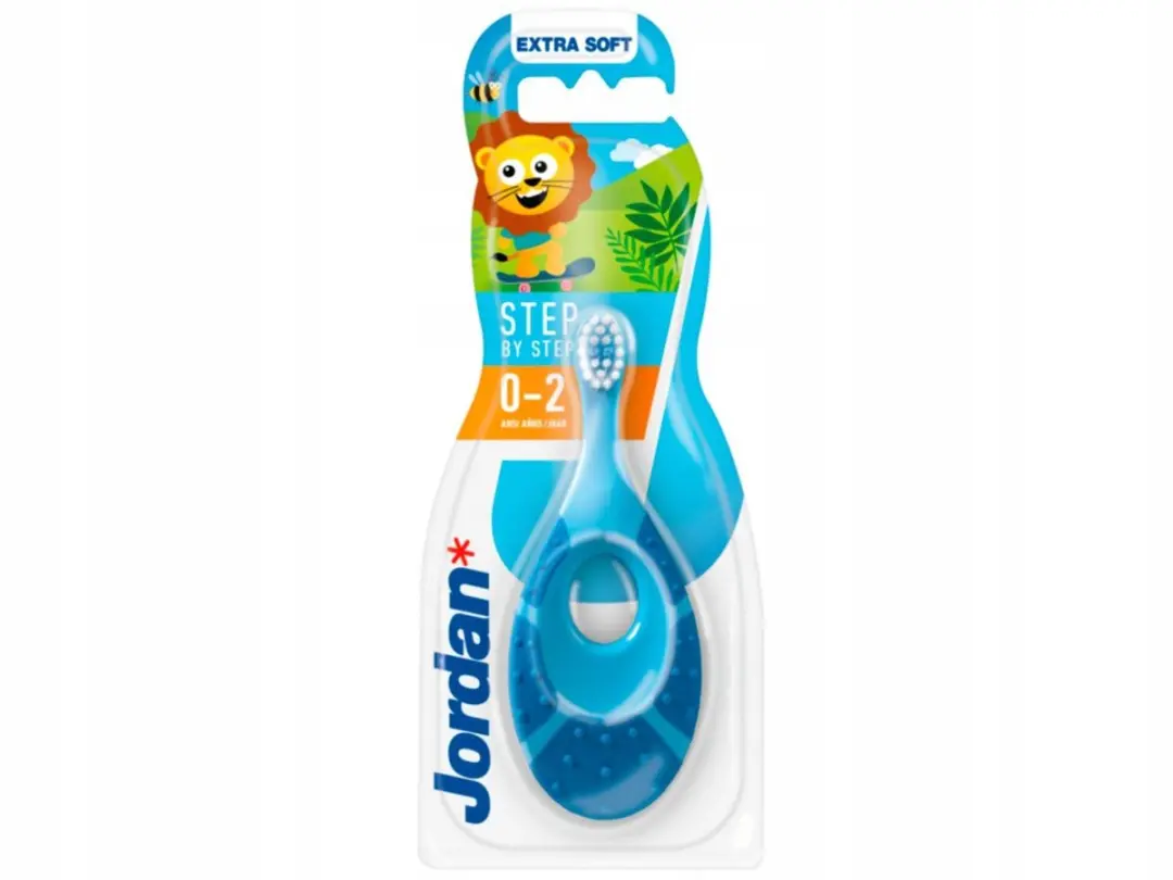 Jordan Baby Tandenborstel 0-2 Jaar - Zacht - Blauw