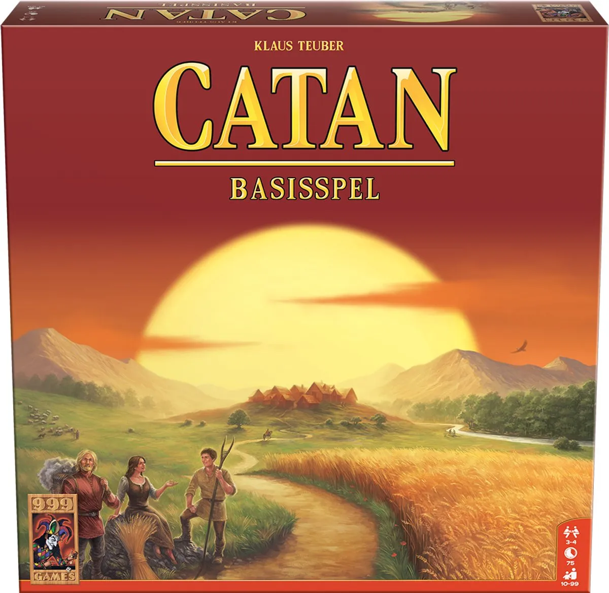 999 Games Catan Basisspel - Bordspel - 3-4 Spelers