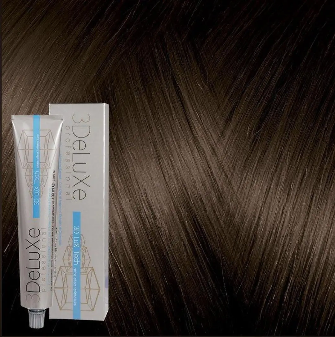 3Deluxe Haarverf Cream 6.35 Diep Donker Bruin 100ml