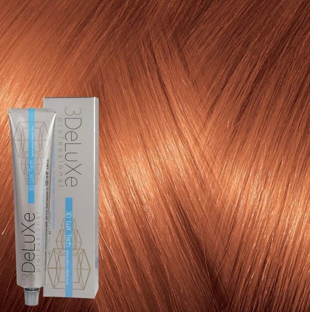 3Deluxe Haarverf Cream 7.4 Oranje - 100ml - Permanent