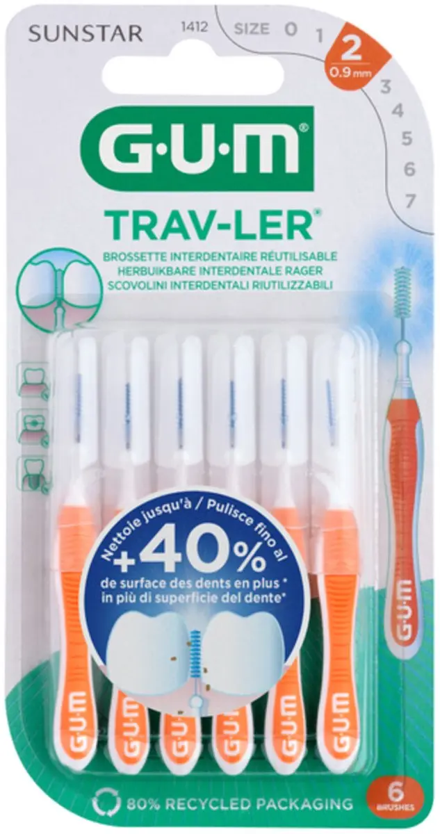 Gum Trav-Ler Ragers Oranje 0,9mm