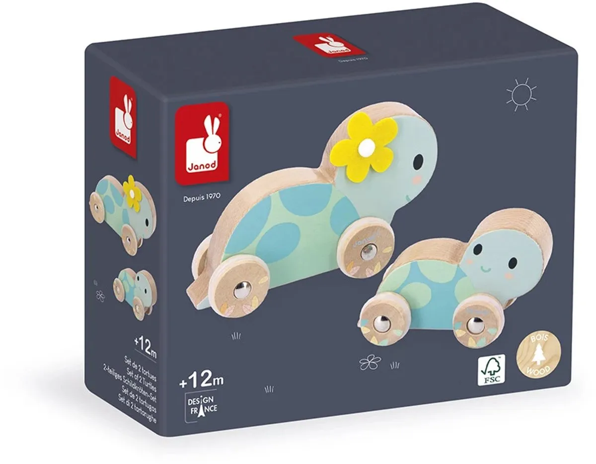 Janod Pure 11.5148 Duw Schildpadden Set - Multicolor