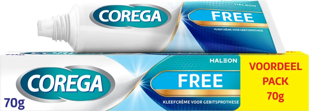 Corega Free Kleefcrème Kunstgebit 420g - 6 Stuks